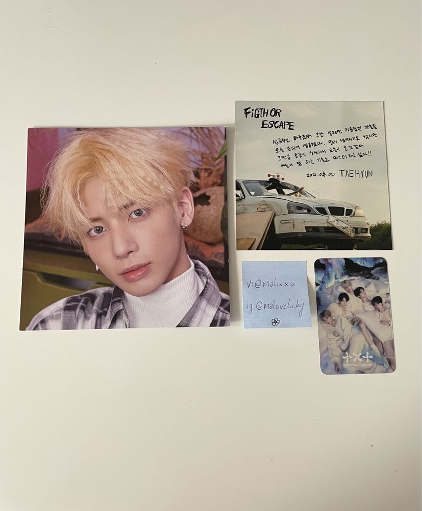 TXT Taehyun postcard