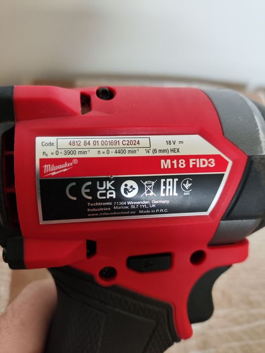 Milwaukee zakrętarka udarowa FUEL M18 FID3-0 226NM