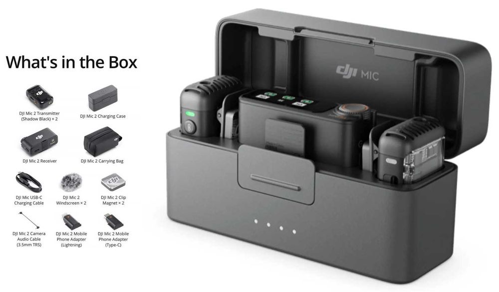 DJI MIC 2 PACK AUDIO PRO / Entrevistas /Criadores PREMIUM