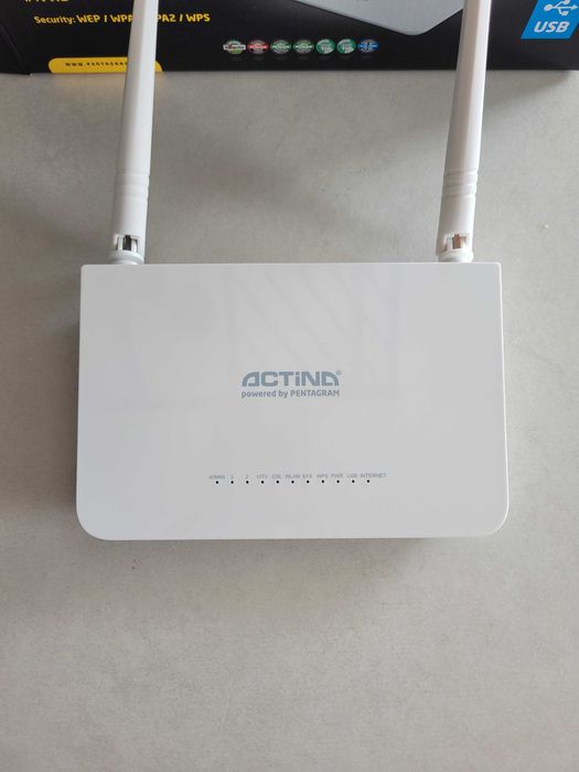 Router Actina by Pentagram P6344 ADSL2, WiFi, 300M, USB