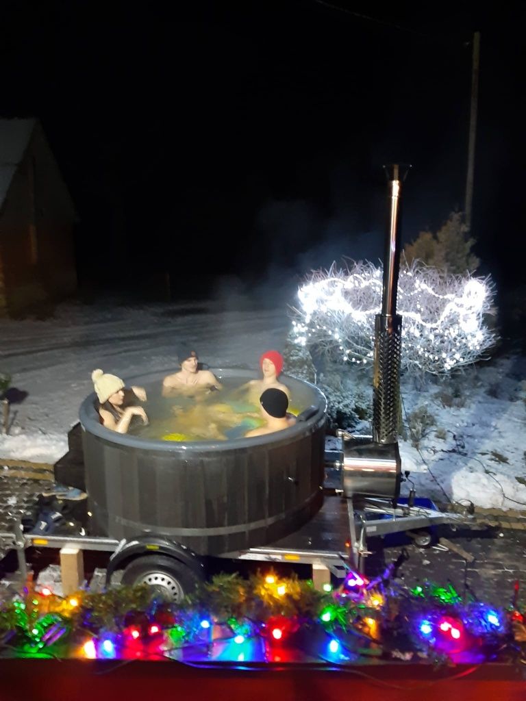 Mobilna balia , gorąc beczkę, jacuzzi,  hot tuba.