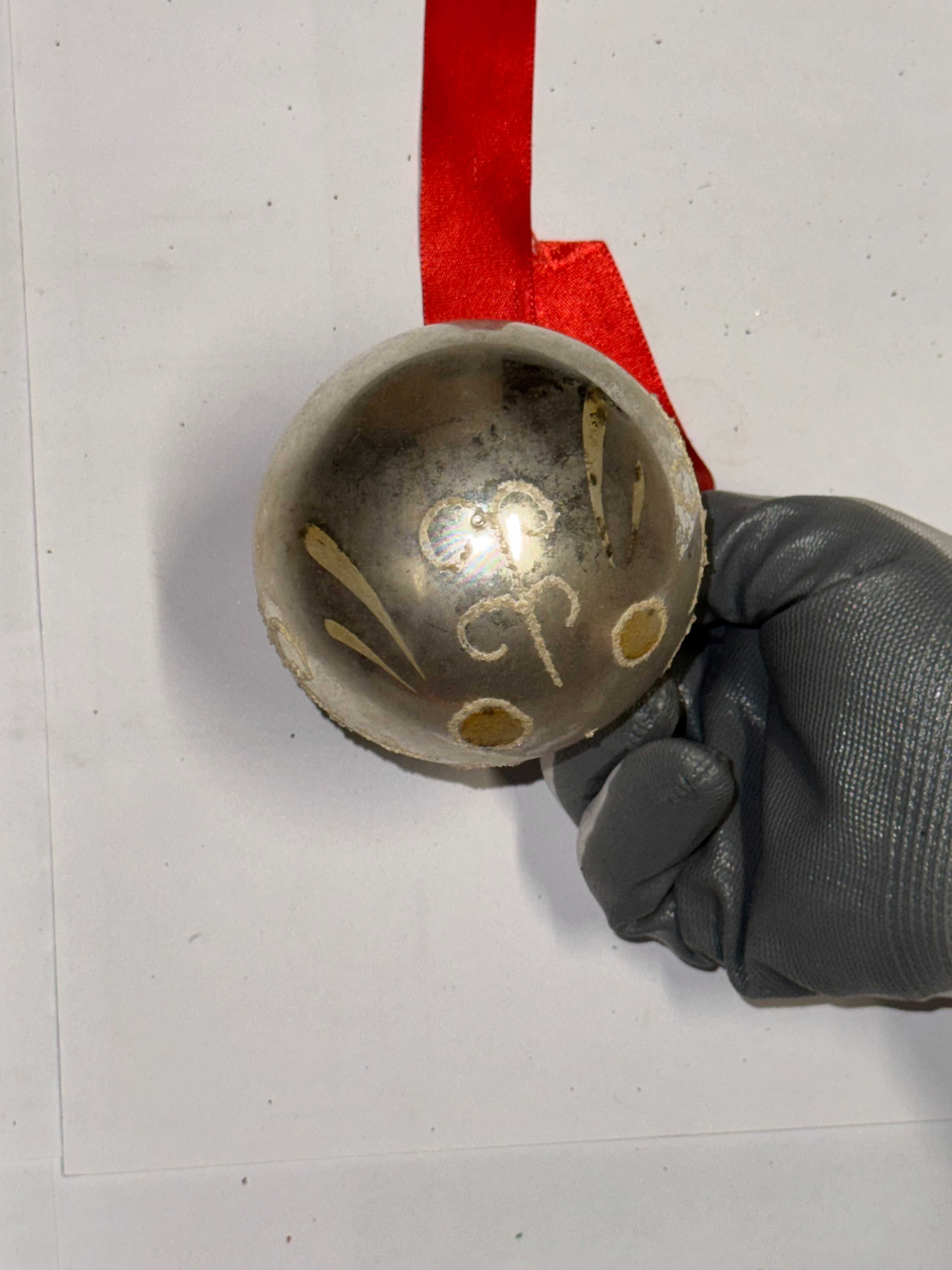 Bombki choinkowe PRL około 8 cm
