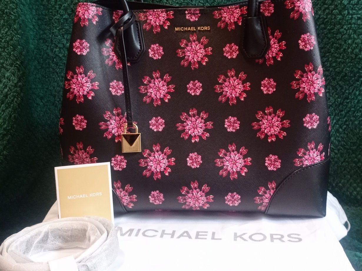 Skórzana torebka Michael Kors