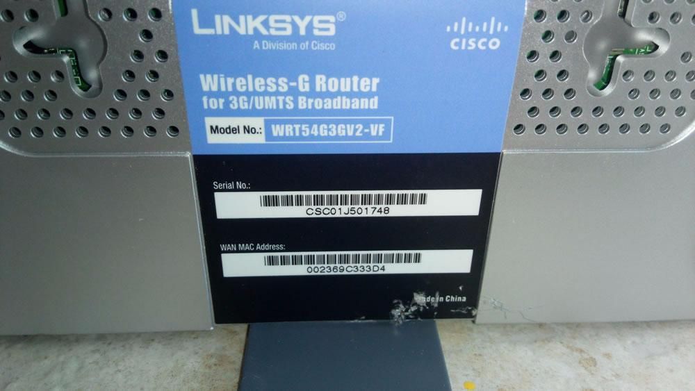 Router Cisco/Linksys 3G (permite ligação de PEN's 3G) WRTG3GV2