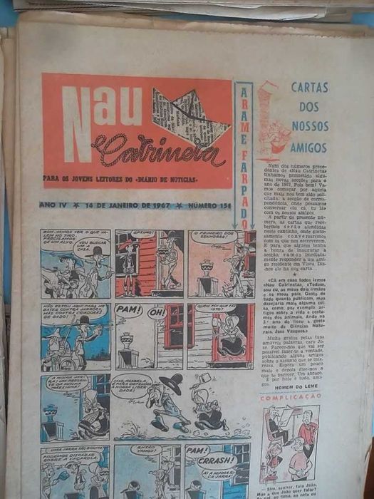 NAU CATRINETA - Suplemento BD do Diário de Notícias (1963) Grande lote