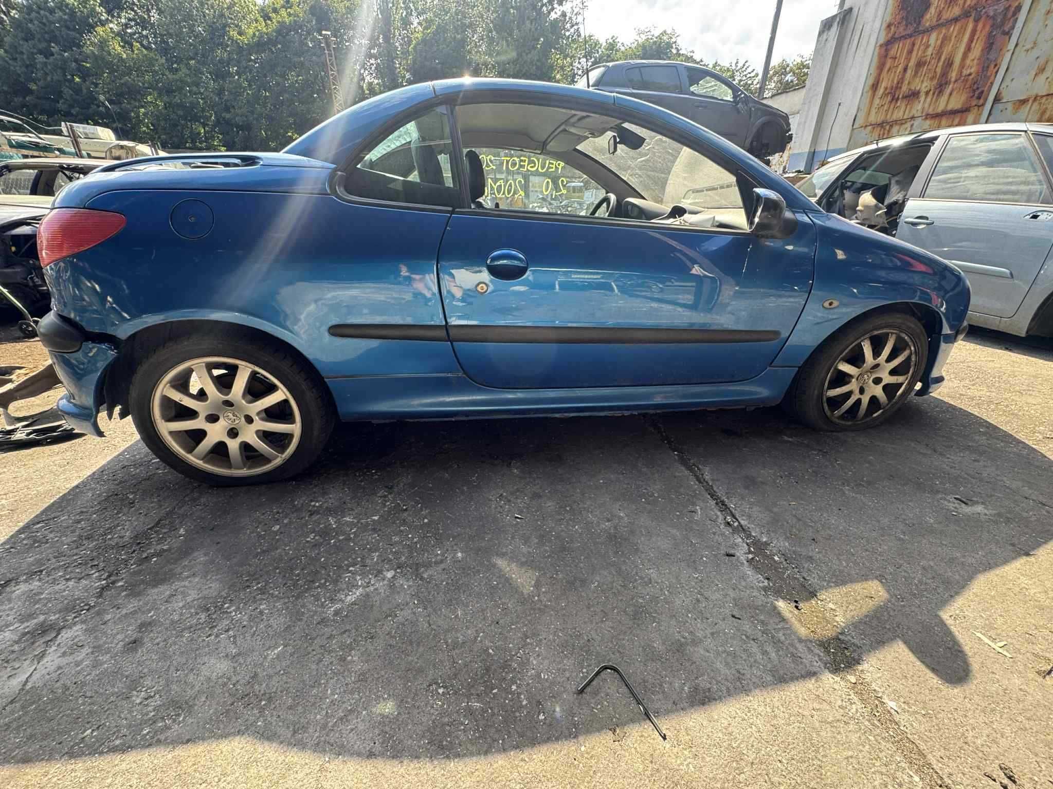 PEUGEOT 206cc na części 2001r. Adax Opolski Auto Złom Koźle