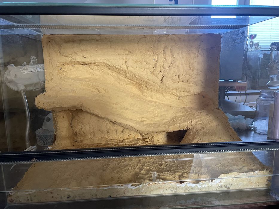 Terrarium własnoręcznie robione + wyposażenie