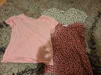 bluzki z krotkim rekawem 116 hm dla dziewczynki