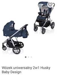 Wózek dziecięcy 2w1 Husky Baby Design - używany