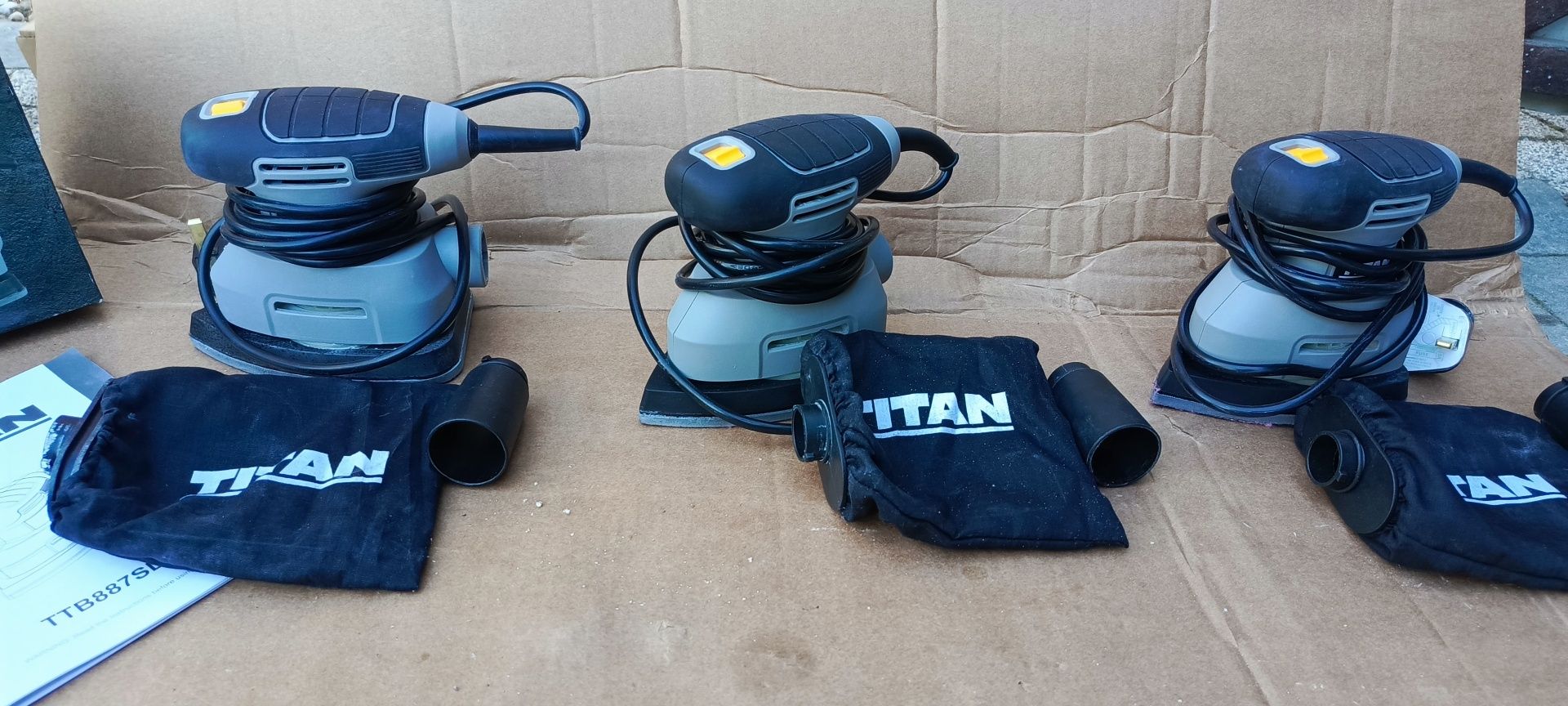 Szlifierka oscylacyjna titan ttb877sdr