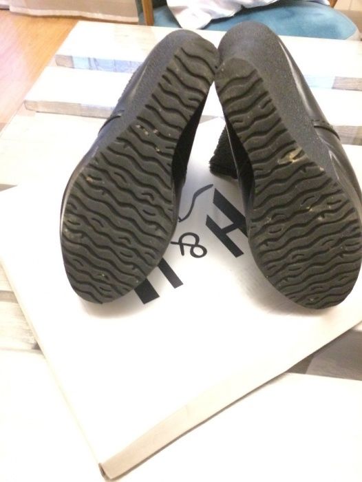 Botki na koturnie roz. 38