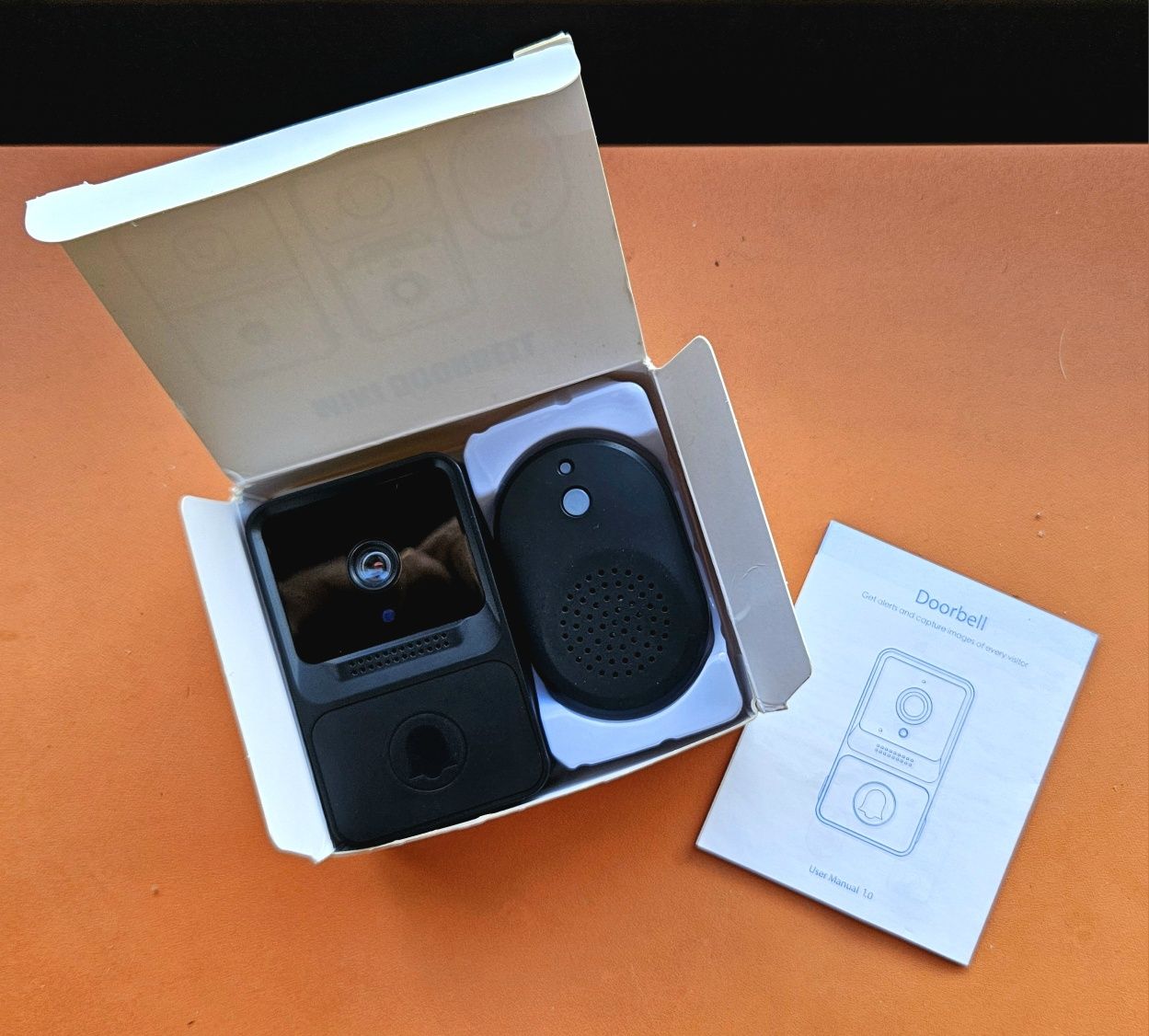Campainha de porta com video vigilancia WiFi - Kit