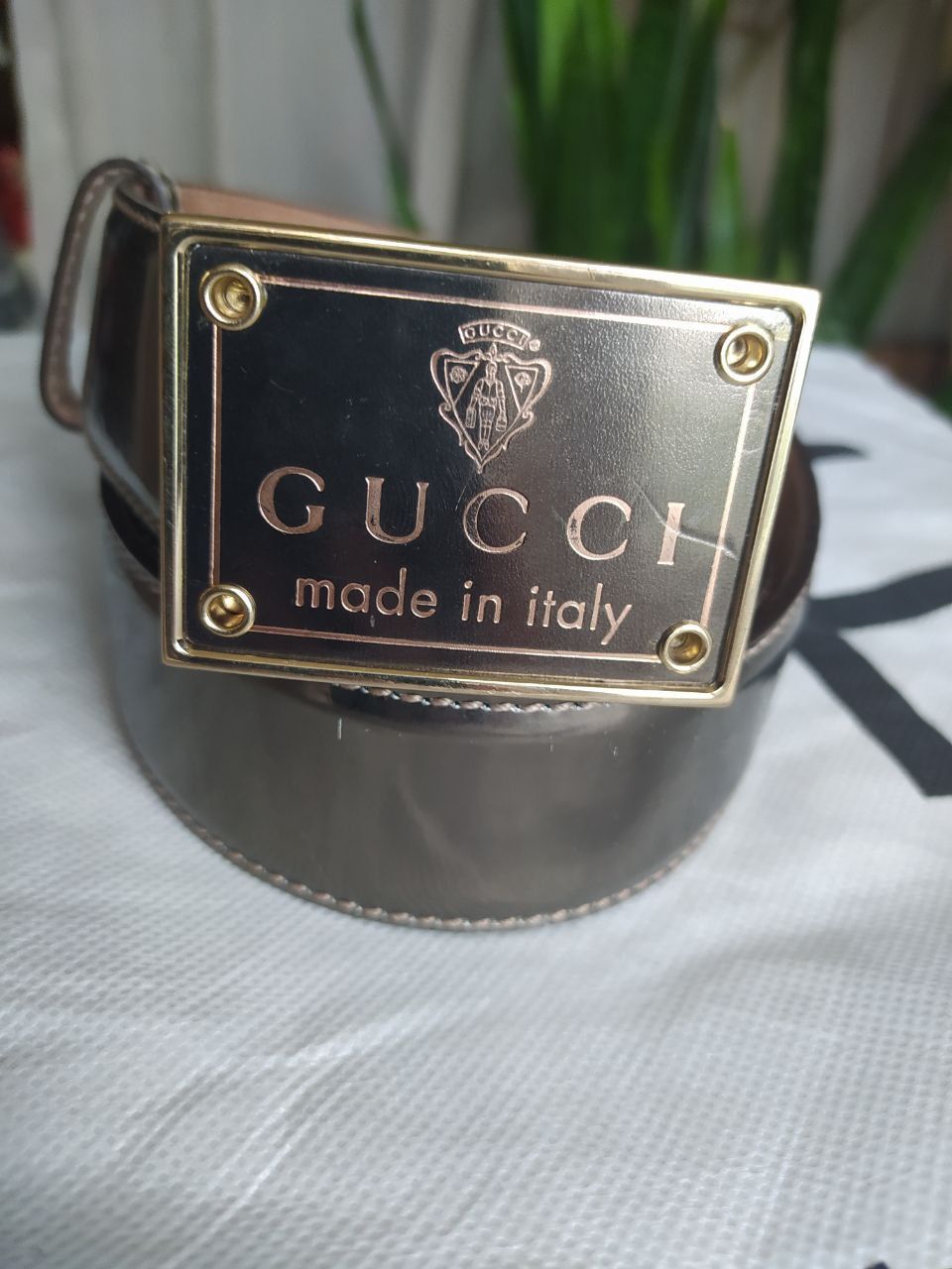 Ремінь пояс Gucci Hysteria Metallik кожа