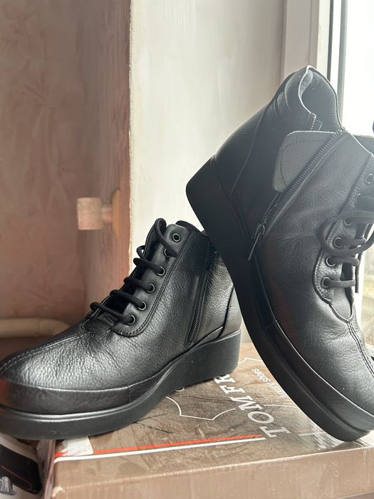 Демісезонні ботинки нат.шкіра