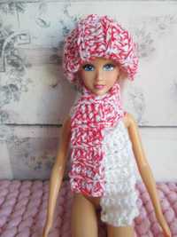Zimowa Barbie*Komplet:czapka+szalik*