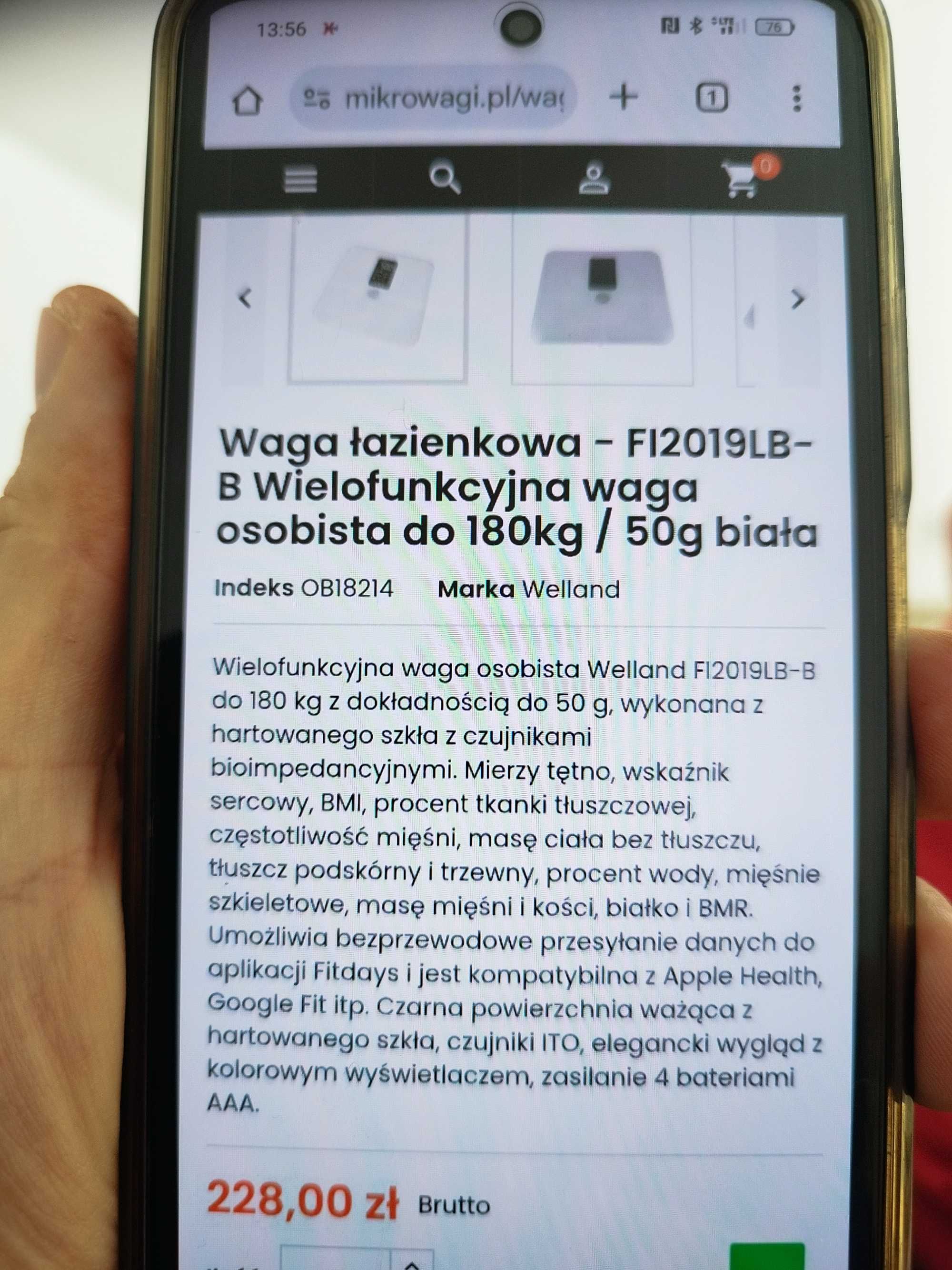Waga łazienkowa Wright Track Smart