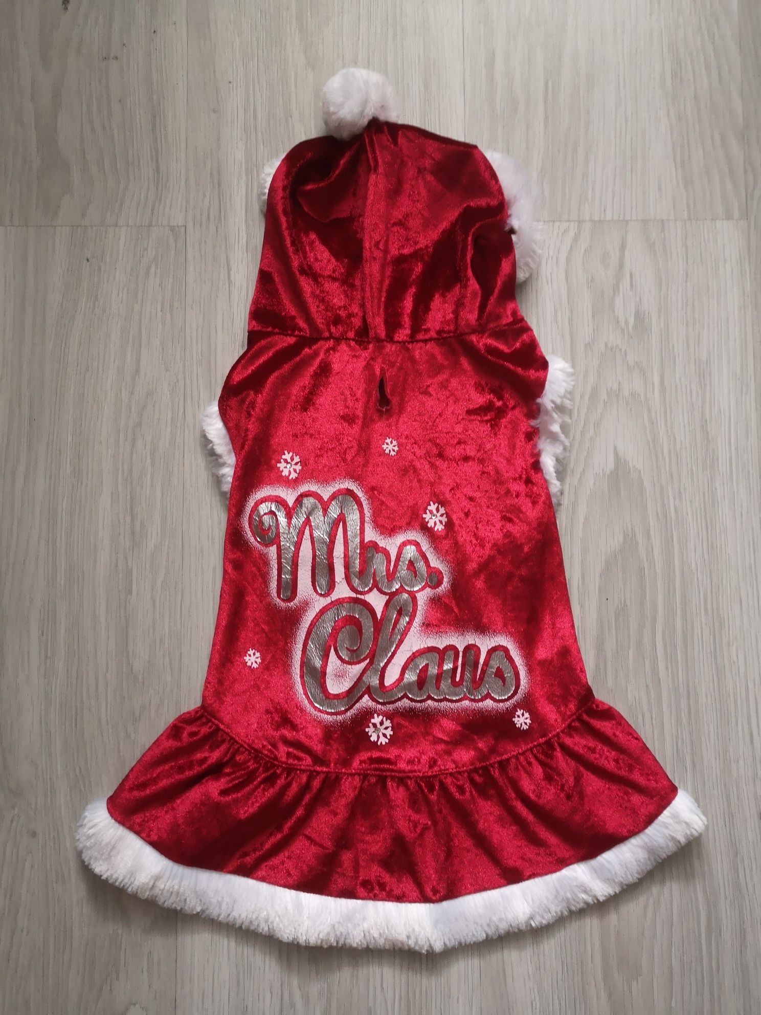 Świąteczna sukienka, ubranko dla psa (York)