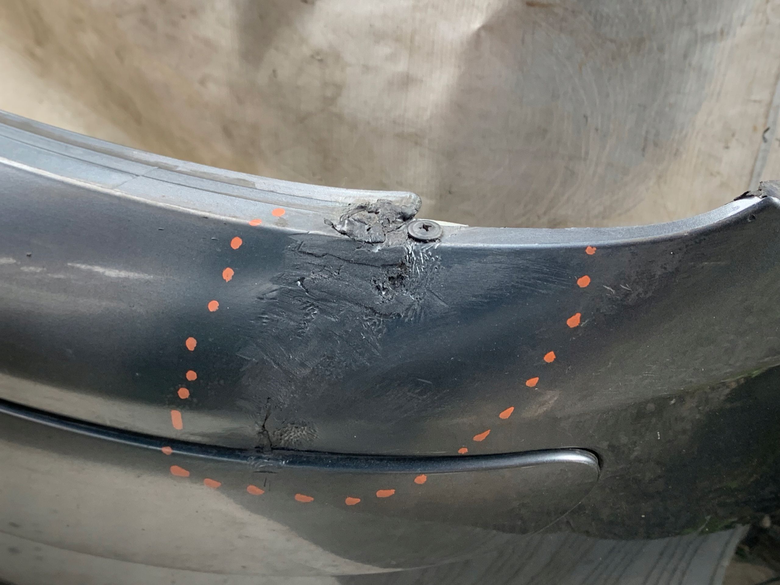vw touran i zderzak przód przedni ld7x