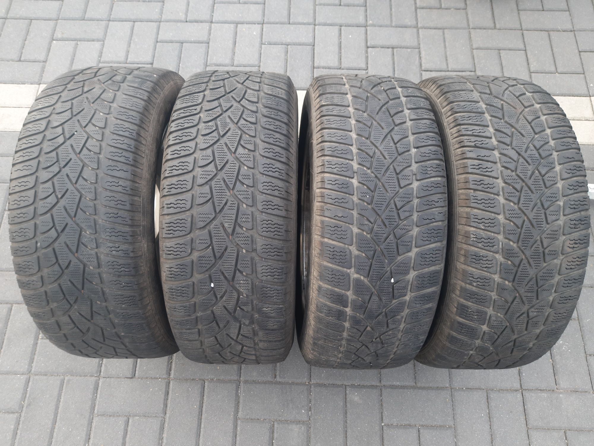 4 Alufelgi Opony Audi A6 Oryginał 225/55R17 Zima ET37 7,5Jx17H2