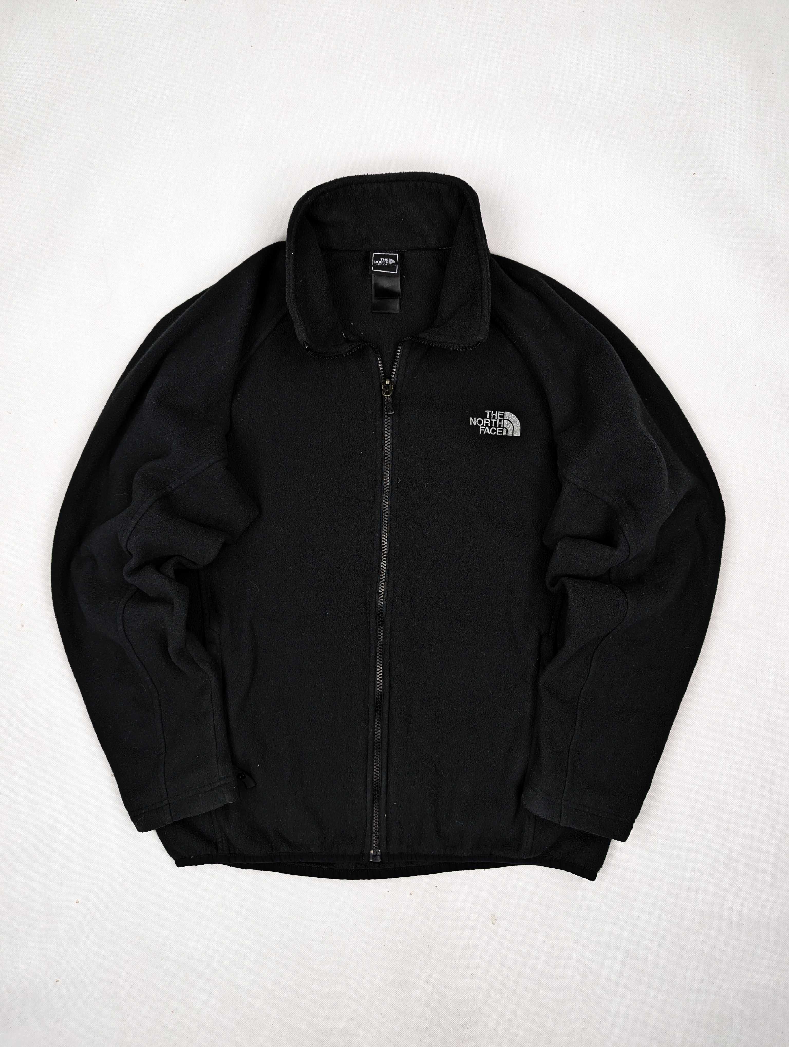 The North Face czarna bluza polar M logo