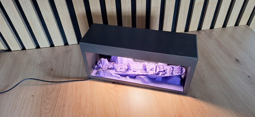 Lampka druk 3D tytanic