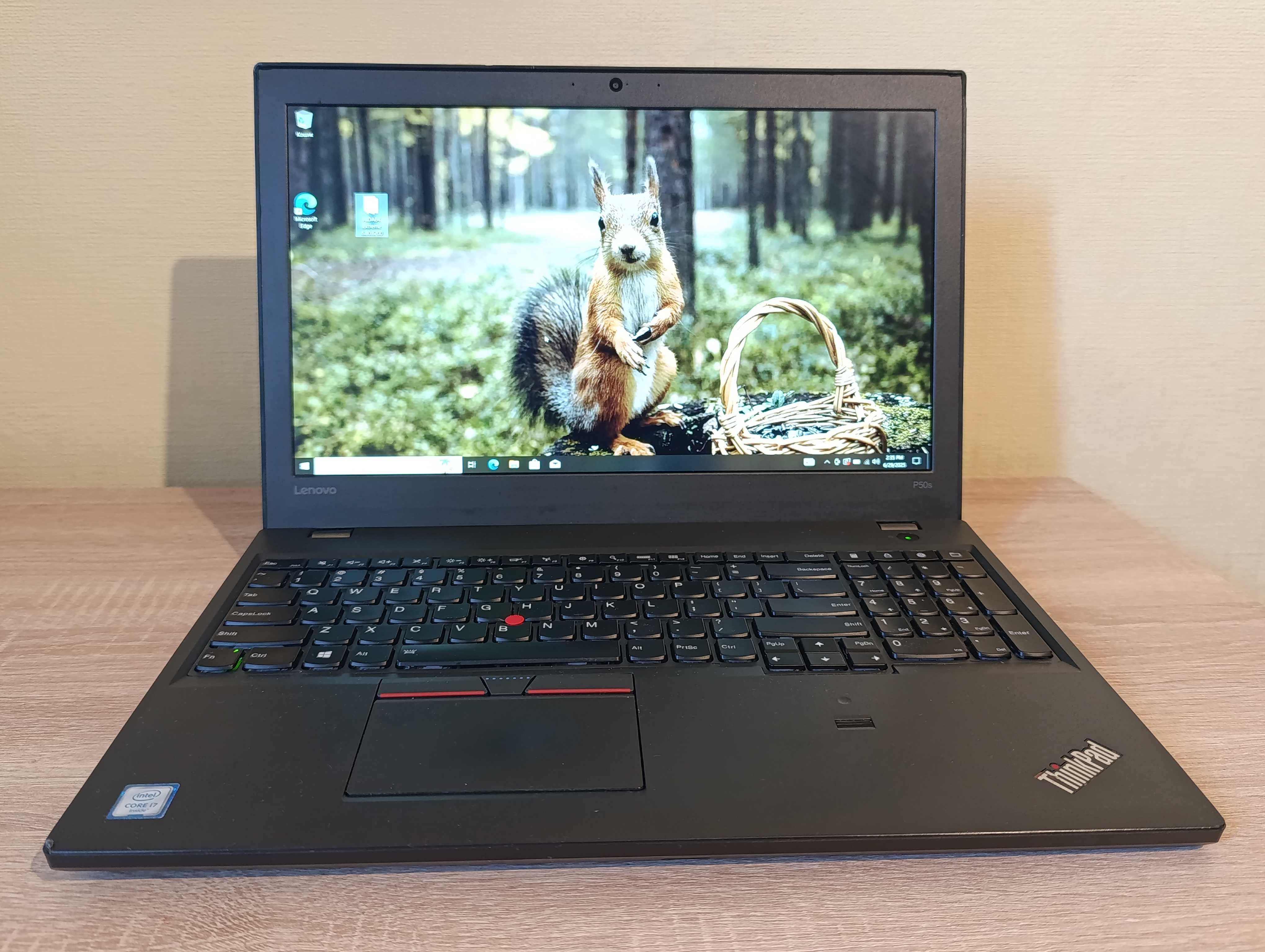 Lenovo ThinkPad P50s | i7, 16 ГБ RAM, SSD 512 ГБ | Зовнішня батарея