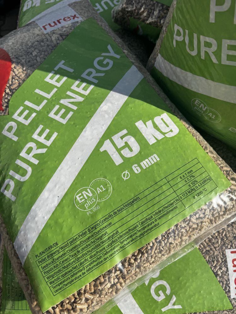 Pellet 6 mm RUREX z certyfikatem ENplus A1