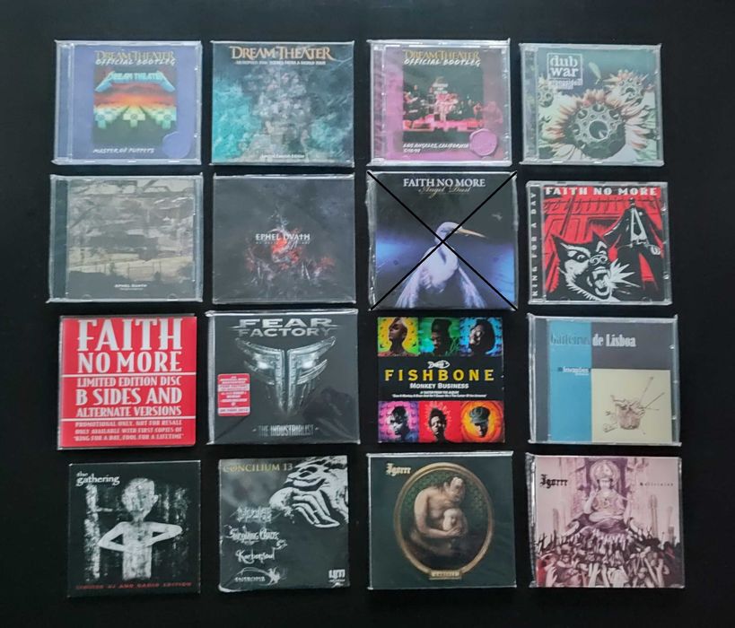 Venda de CDs de Metal e não só! Muitas Raridades! Novas fotos!