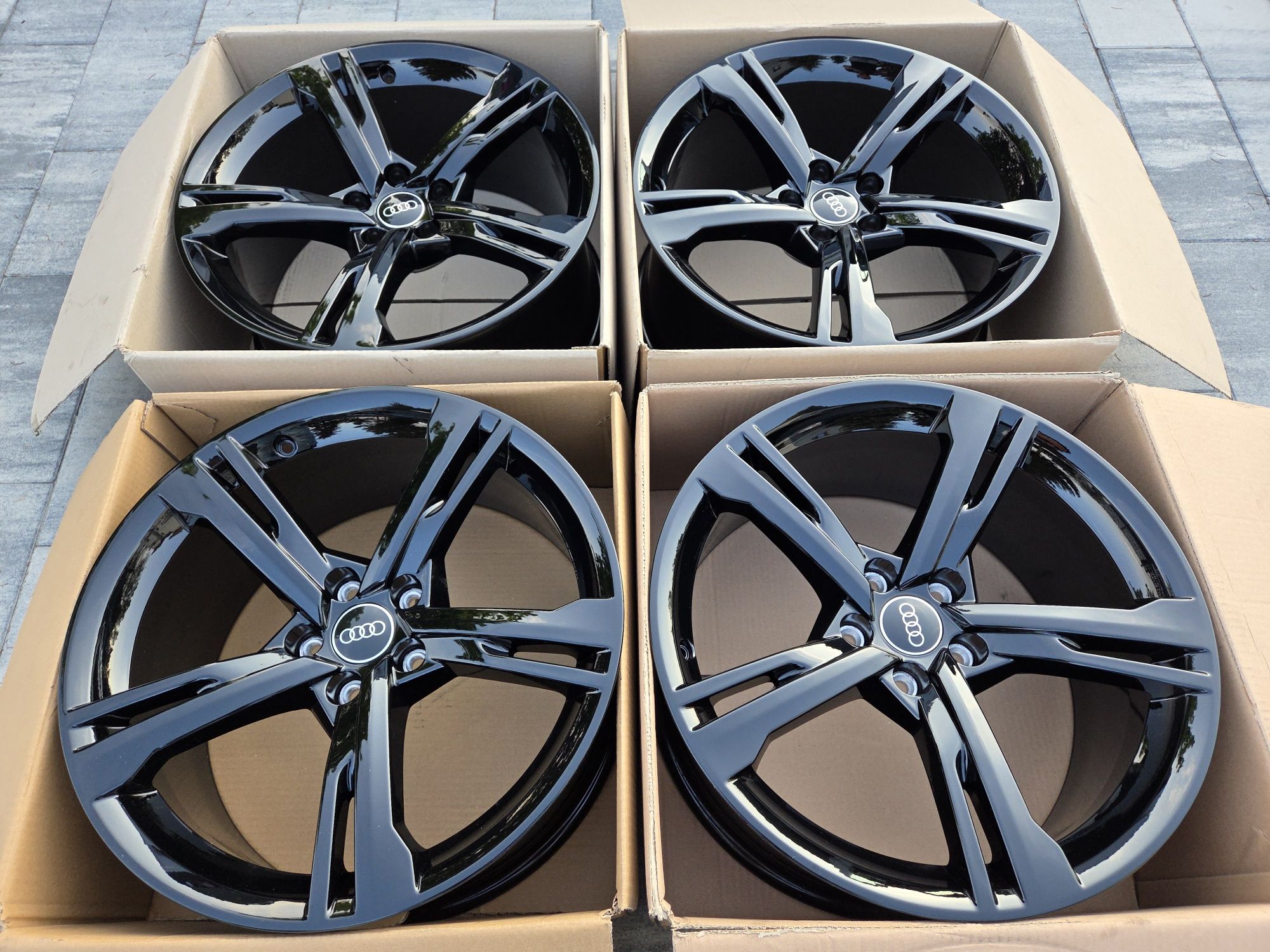 Nowe oryginalne felgi Audi 19 A5 A6 A4 Black