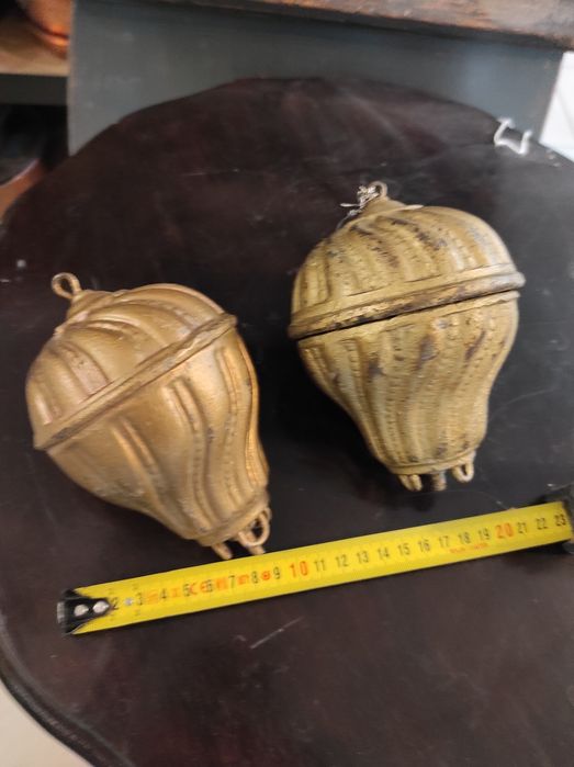 Zegar lampa odważniki 2 sztuki