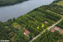 Działka z linią brzegową, plan miejscowy, media