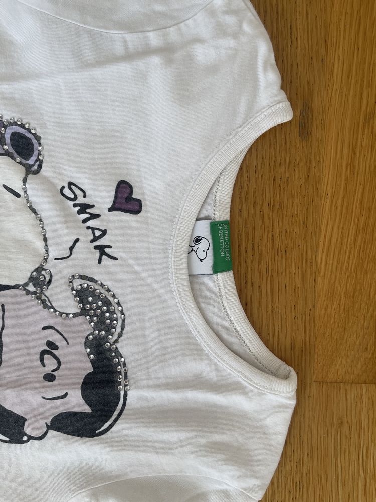 Pijama Benetton do Snoppy tamanho 5/6 anos