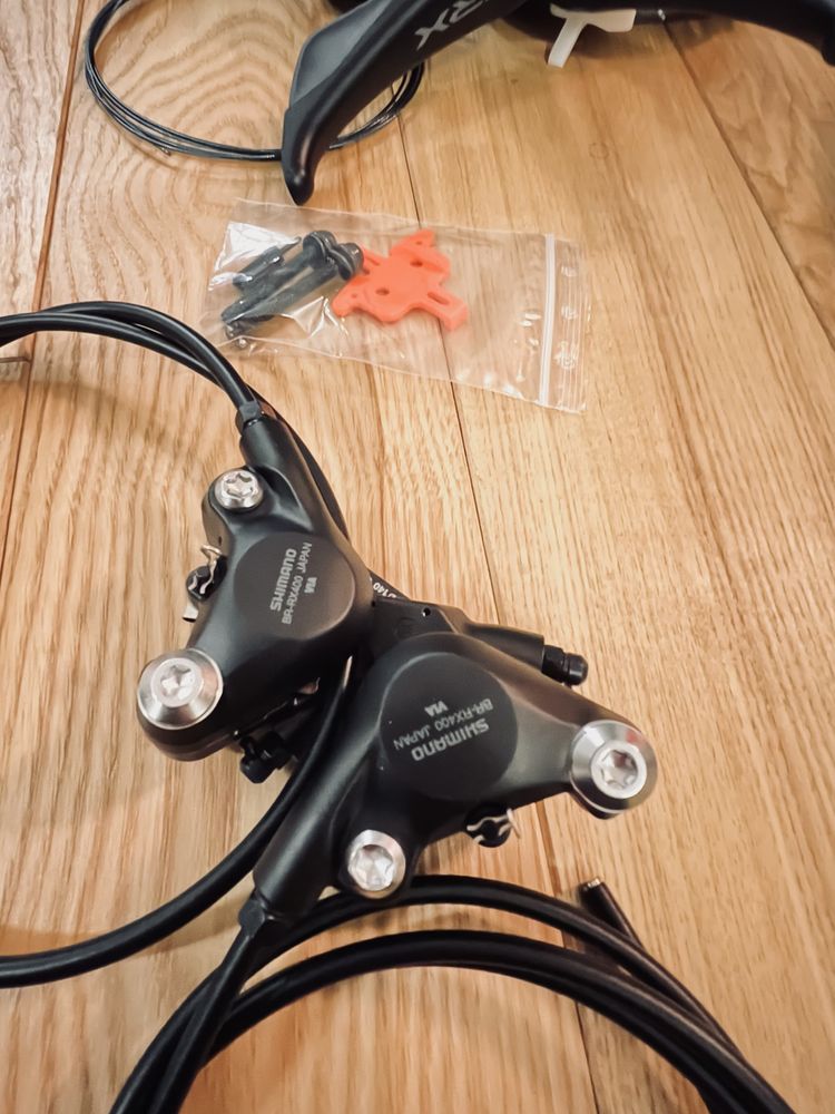 Shimano GRX ST-RX600/BR-RX400 1x11 klamkomanetki hamulce