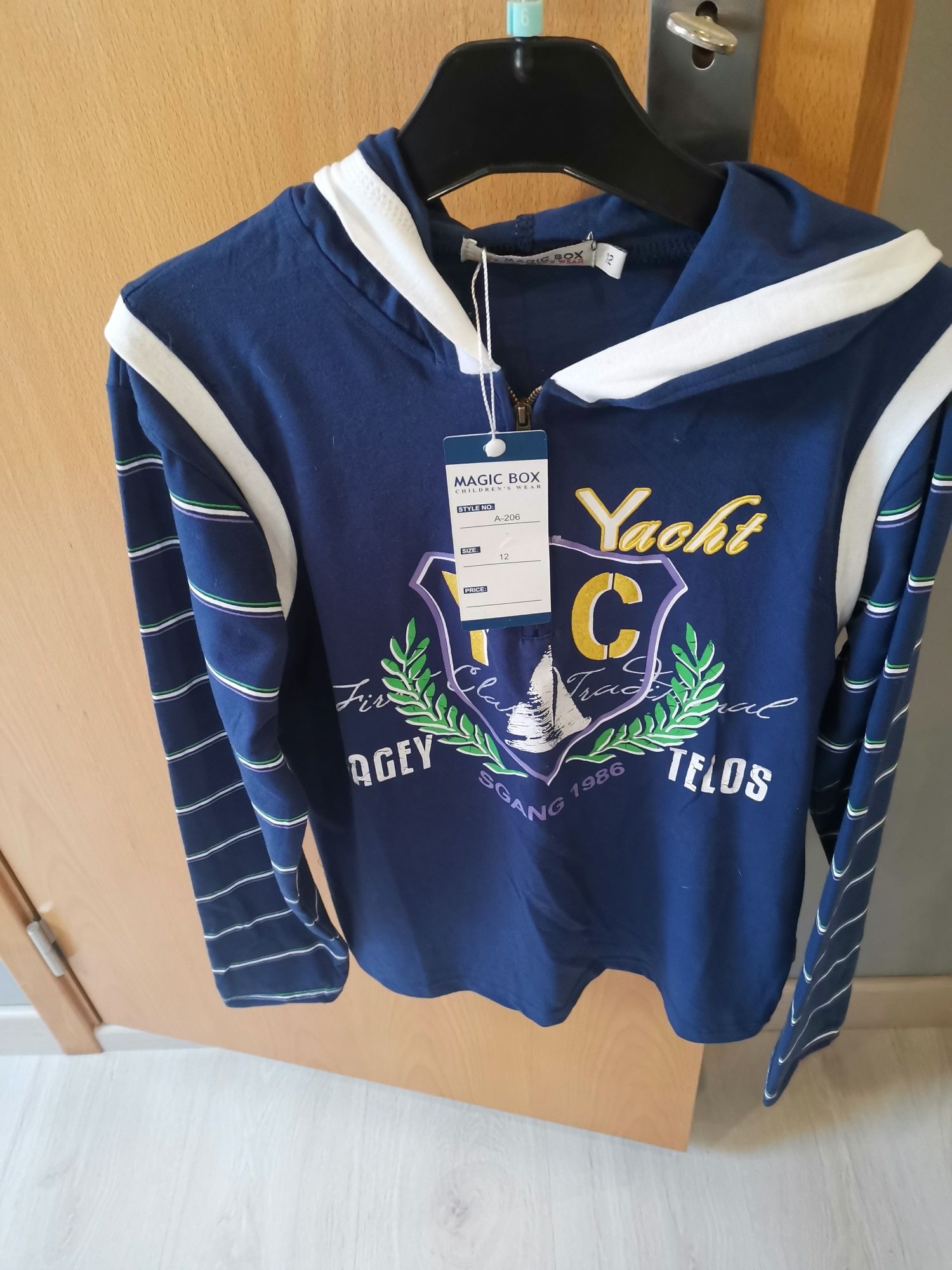 Sweatshirt nova com carapuço