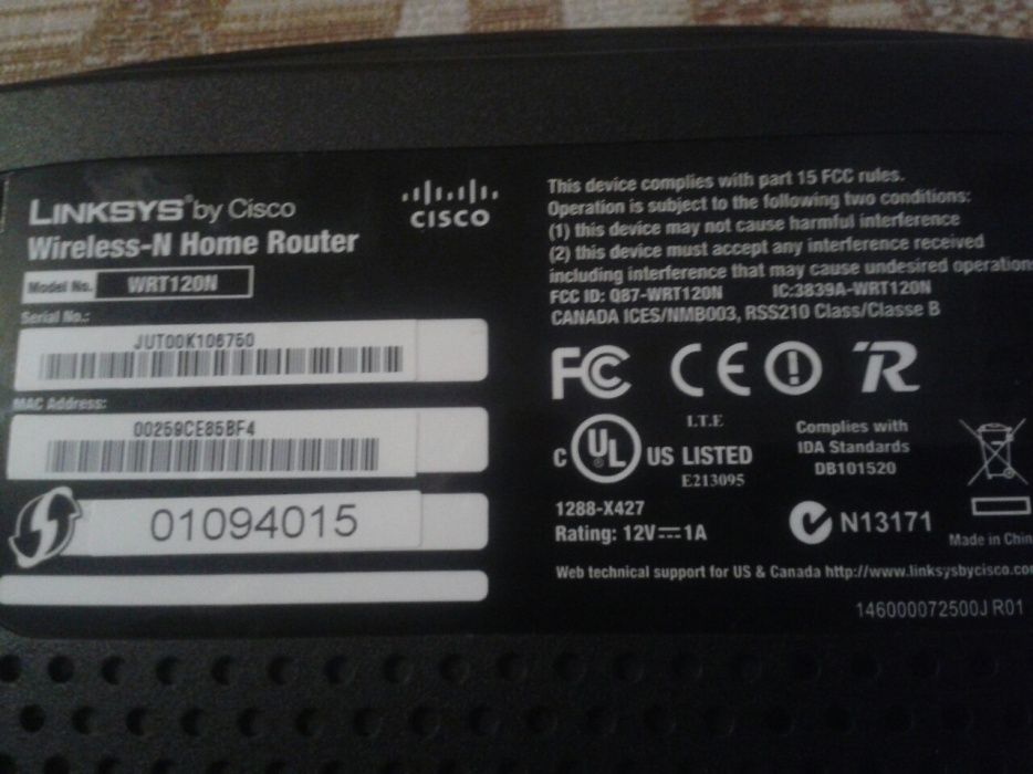 Router Linksys Cisco