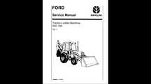 FORD 550 , 555 instrukcja NAPRAW serwisowa!