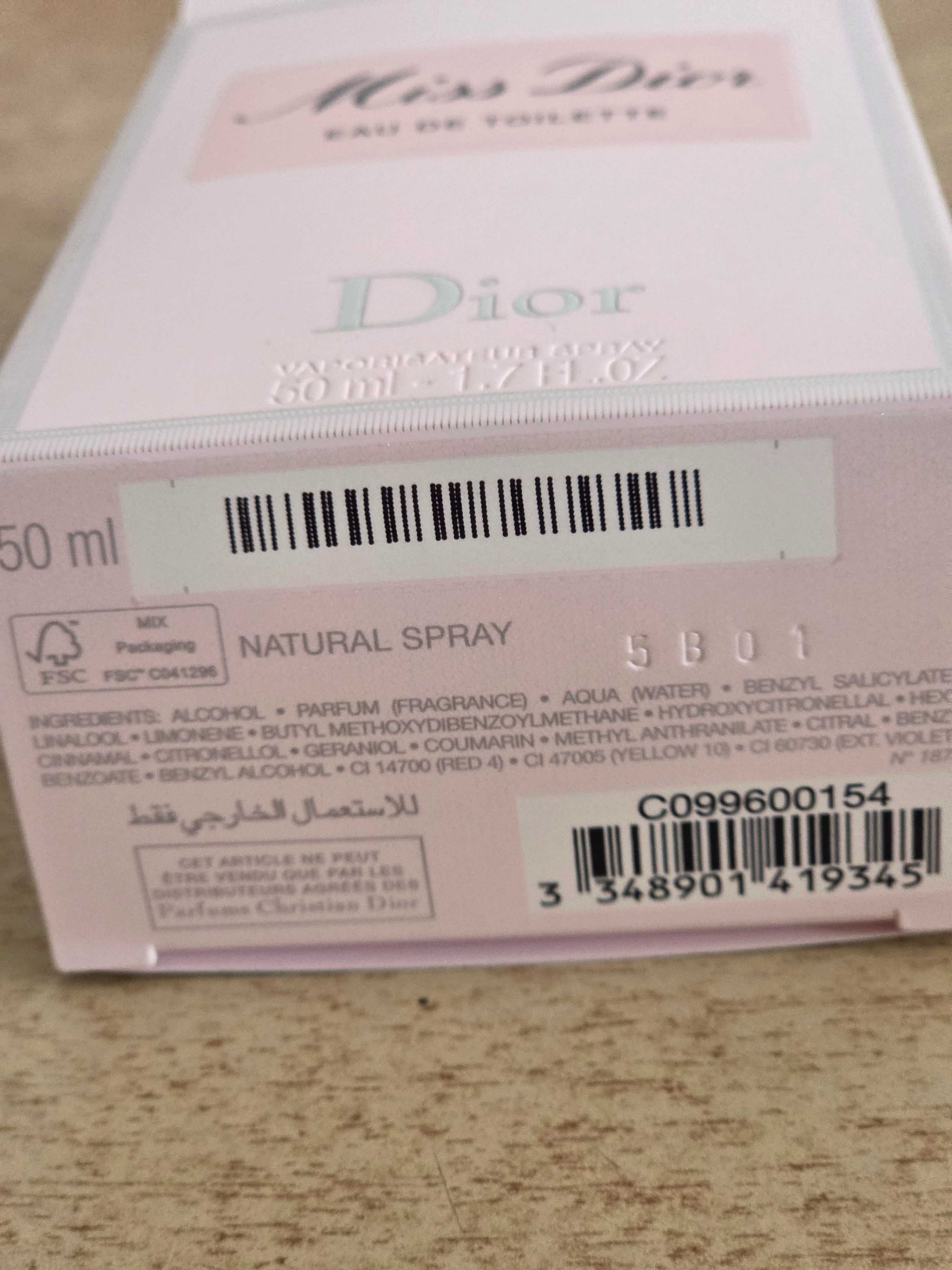 Miss dior Eau de toilette 50 ml
