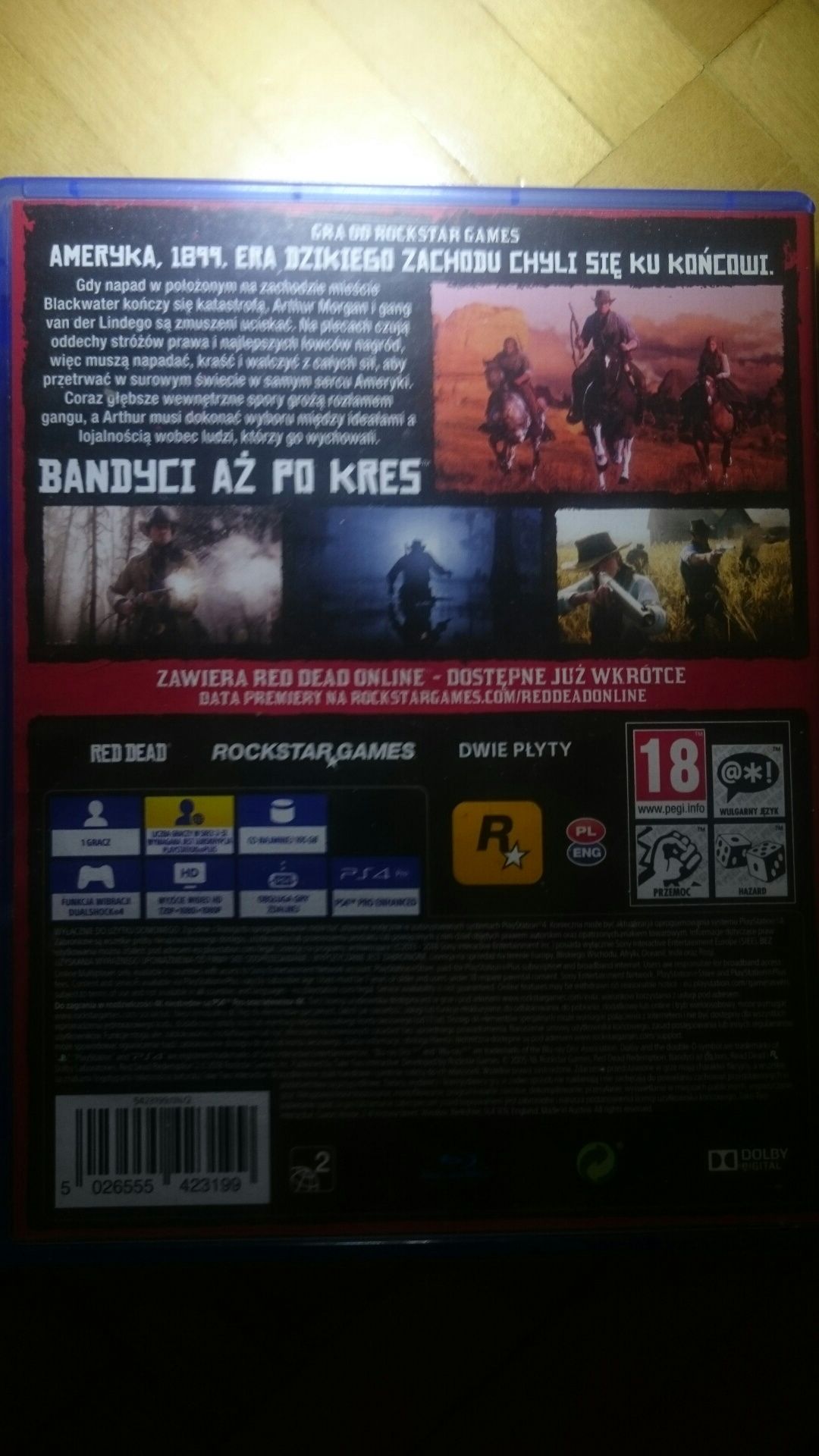 Gra Red Dead Redemption 2 PS4 PL polska wersja playstation 4 gta