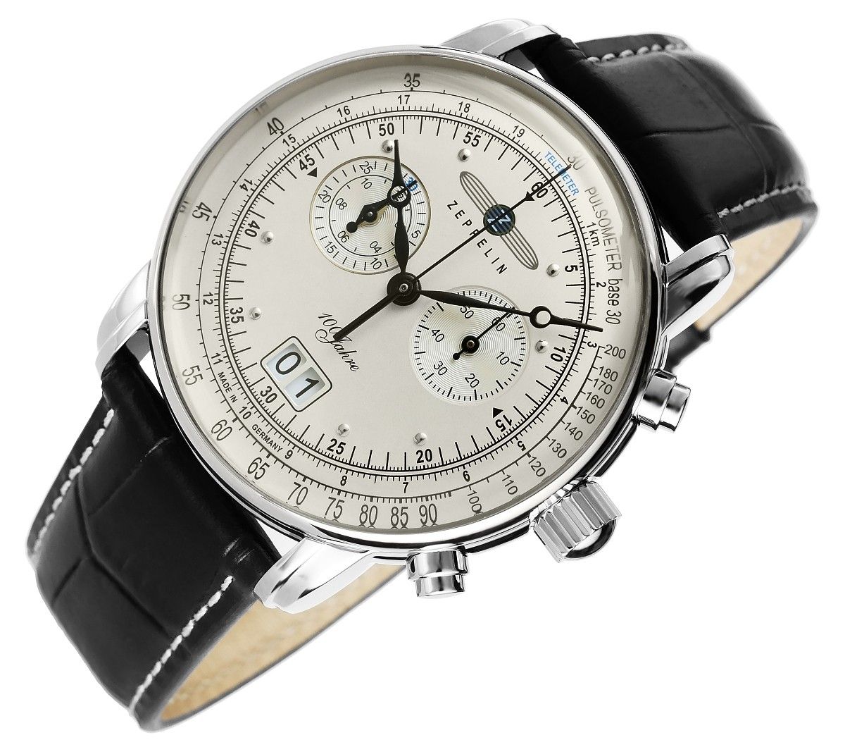 zegarek męski zeppelin 100 yahre 7690-1 + box