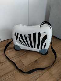 Walizka zebra American Tourister (Samsonite) dla dziecka, super stan