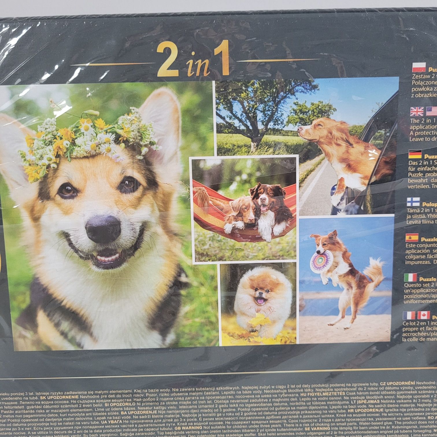 Puzzle 1500 elementów psy pieski na prezent