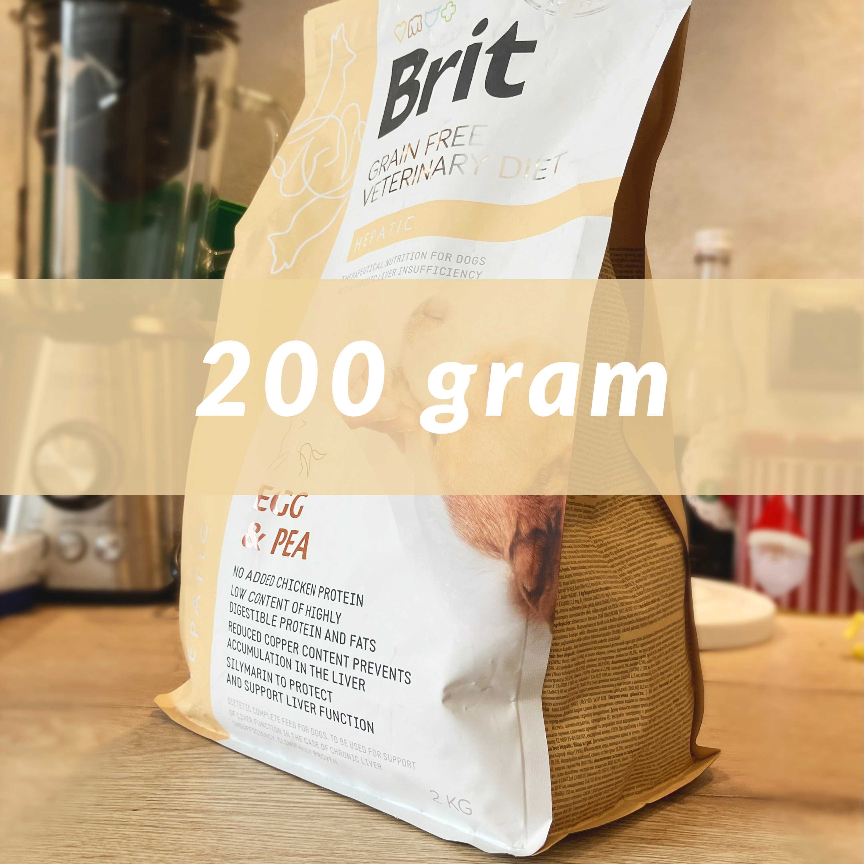 Próbka 200g - Brit Dog Grain Free Hepatic Egg&Pea (na chorą wątrobę)