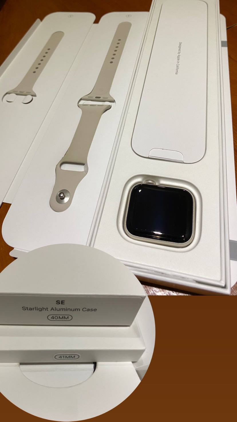 Apple Watch SE 40mm Starlight Aluminium Case