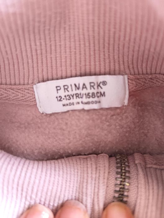 Dres szerokie spodnie bluza zasówana Primark 152 158