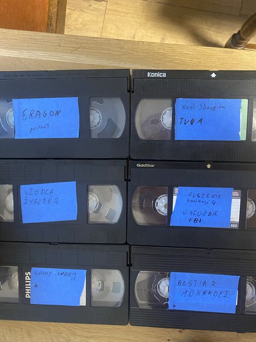 Kasety VHS na grywki