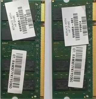Memórias Ram Kingston DDR2 2 GB Para Portátil