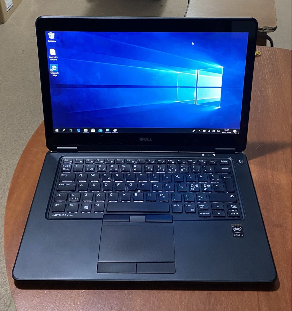 Dell latitude e7450 14"/8GB RAM/256GB SSD/ i5-5300u/ D372