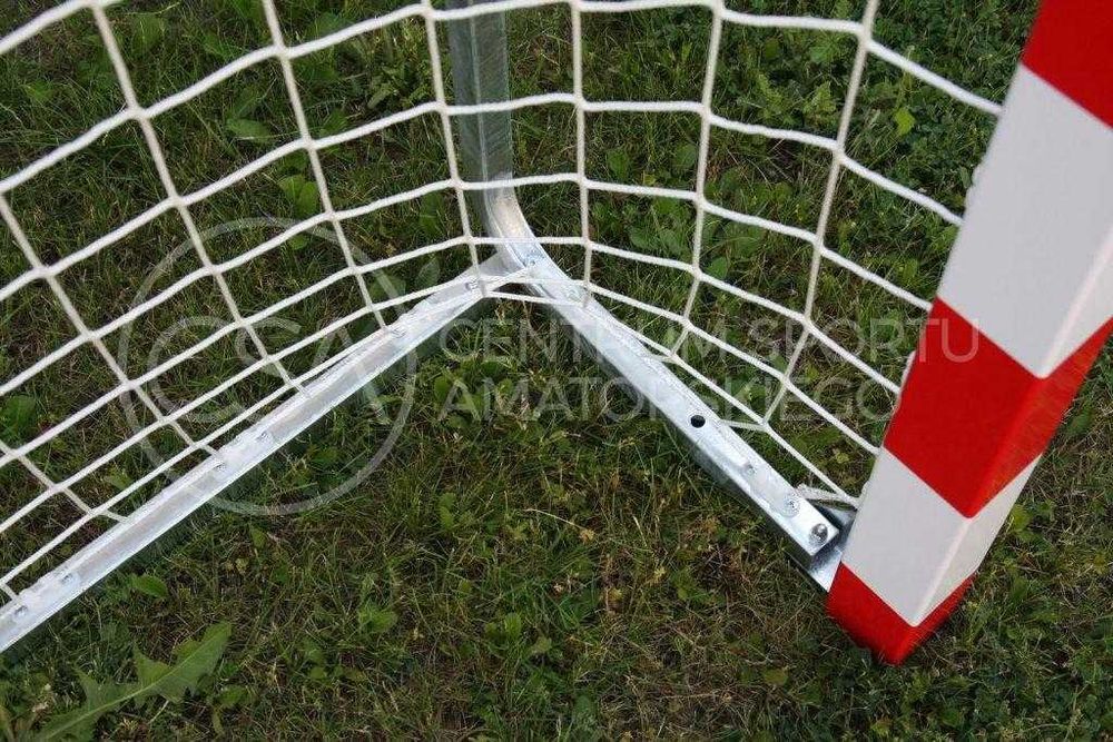 Bramka do piłki nożnej aluminiowa 3x1,55 m KWADRAT TYP2 PRO