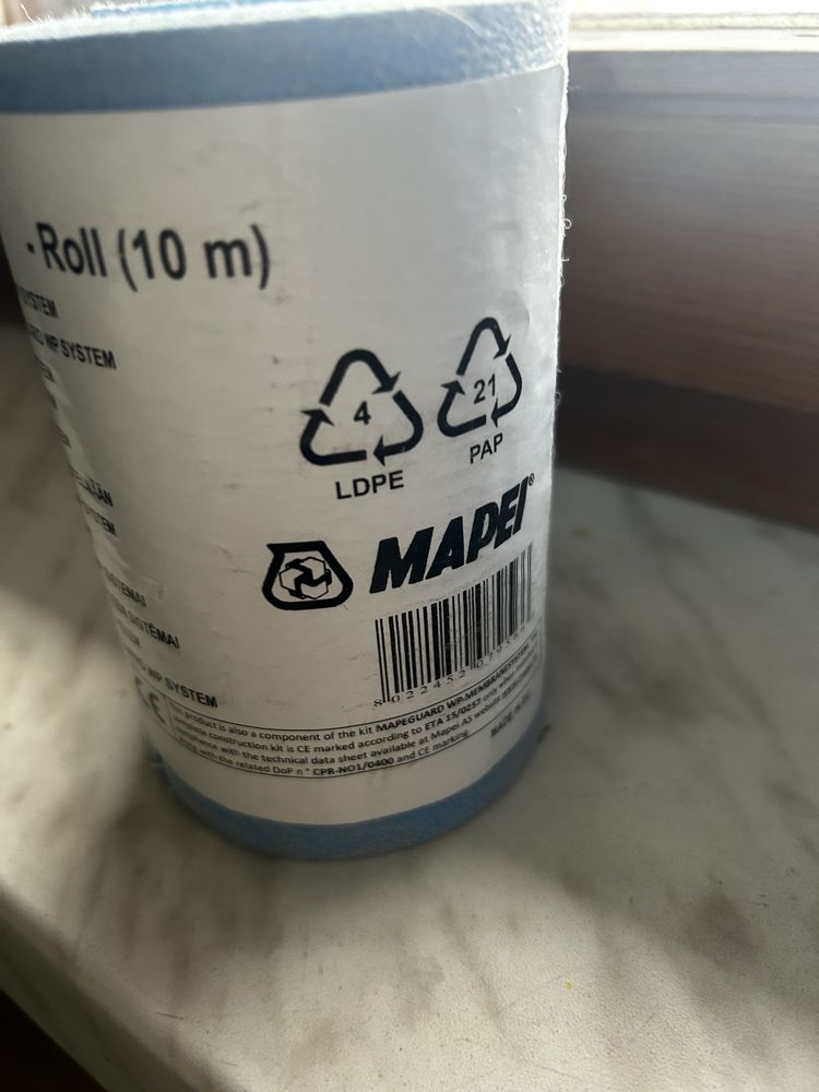 Taśma uszczelniająca do łazienki Mapei mapeguard ST 12cm/10m