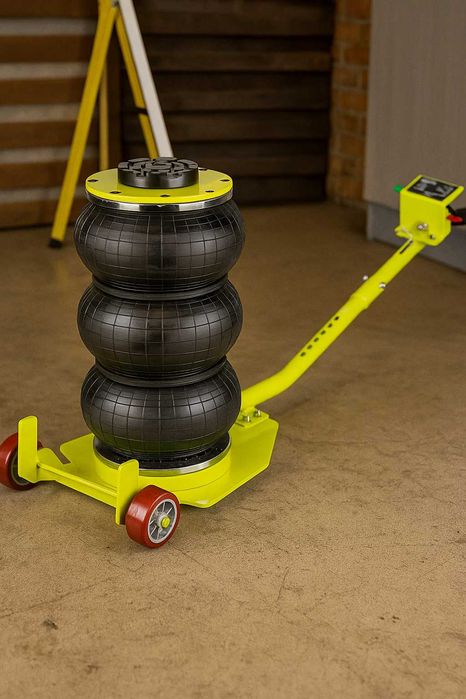 Podnośnik 3,5T Wzmocniony Pneumatyczny Bałwanek guma Lewarek Poduszka